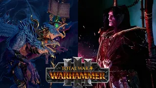 Кайрос Судьбоплет VS Гельман Горст: Total War Warhammer 3 Immortal Empires ​ PvP кампания 1на1 #2