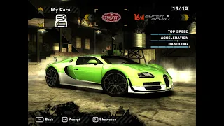 Bugatti Veyron 16 4 Super Sport nfsmw (MOD)