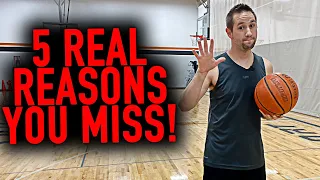 5 Stupid Simple Reasons you BRICK Step Back Jumpers | Basketball Shooting Tips