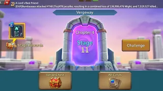 VERGEWAY CHAPTER 4 STAGE 11 | LORDS MOBILE