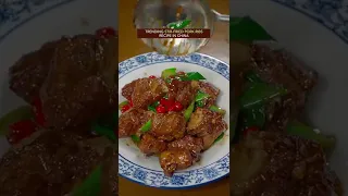 EASY CHINESE STIR-FRIED PORK RIBS RECIPE #shorts #recipe #cooking #chinesefood #ribs