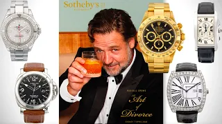 Cheers to us, we just hit 1m views Rusty! Our 5 fave watches from Russell Crowe's divorce auction