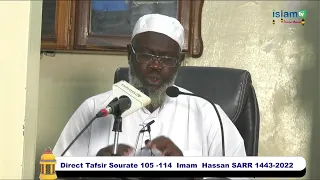 Direct Tafsir Sourate 105 -114  Imam  Hassan SARR