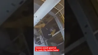 #RawVideo shows inmates assault unarmed guard at St. Louis City Justice Center #news #stlouis