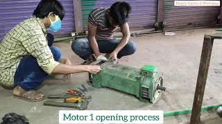 Dc Motor Armature winding 5.5 kw1500 Rpm Work From: Majeda Electric And Workshop In Bangladesh