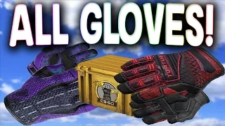 CSGO: All Gloves! - New Glove Case All Gloves Showcase: All Inspects!