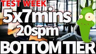 2K Plan for Rowing Machines - Wk4S3 - 5 x 7mins - RowAlong