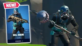 NEW BULL SHARK Skin Gameplay in Fortnite!