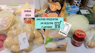 ЕЖЕНЕДЕЛЬНАЯ ЗАКУПКА ПРОДУКТОВ / ЗИМА 2024 / ЛЕНТА