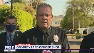 LAPD officer shot in Sherman Oaks, suspect in custody