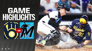 Brewers vs. Marlins Game Highlights (5/20/24) | MLB Highlights