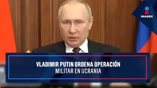 Vladimir Putin ordena operación militar en Ucrania | Noticias con Ciro Gómez Leyva