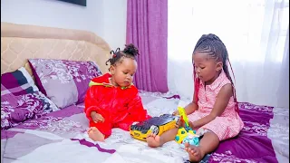 Mueni begs Bahati on Camera/ Diana Marua on Motherhood duties with Bahati’s Four Kids 😍