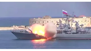 Военно-морской парад в День ВМФ России.  Севастополь