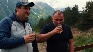 COOKING TWO LAMBS in  CAUCASUS MOUNTAINS