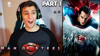 Man of Steel (2013) Movie REACTION!!! (Part 1)