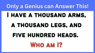 ONLY A GENIUS CAN ANSWER THESE 15 TRICKY RIDDLES  Riddles Quiz#103