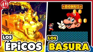 Los MEJORES y PEORES niveles BONUS de Super Mario