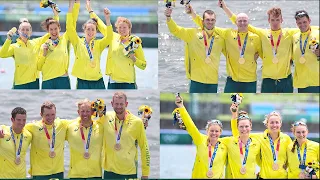 Four historic rowing medals at Tokyo 2020