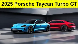 2025 Porsche Taycan Turbo GT | New Design, first look!