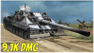 FV217 Badger ● 9.1K DMG 5 KILLS ● WoT Blitz