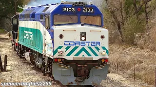 GREAT K5LA HORN! Coaster F40 2103 Campo, CA (February 2023)