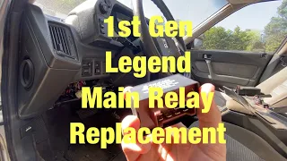 1989 Honda Legend Main Relay Replacement and Diagnostic