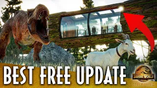 NEW ATTRACTIONS, SQUARE MAPS, All Foliage Types & More! Jurassic World evolution 2 Free Update