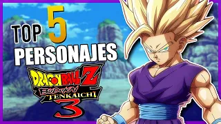 Los PERSONAJES mas ROTOS de DRAGON BALL Z BUDOKAI TENKAICHI 3