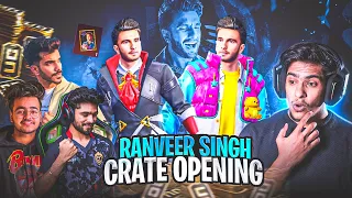 😱 Unlimited material Glitch - 10 UC Luckiest crate opening Ranveer Singh Spin in BGMI