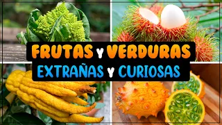 10 FRUTAS y VERDURAS más CURIOSAS y EXTRAÑAS