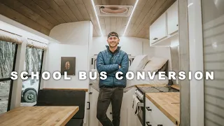 School Bus Conversion Tour with Shower | @bibia_bus