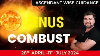 Venus Combust | 28 April - 11 July 2024 | Analysis by Punneit