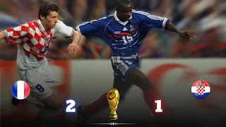 France - Croatie - Demi-final de Coupe Du Monde 1998 (Résumé) 1080p HD