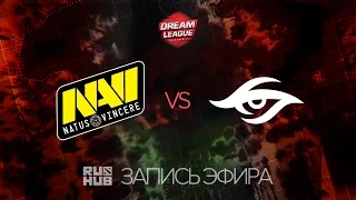 Natus Vincere vs Secret, DreamLeague Season 7, game 1 [Maelstorm, Inmate]