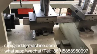 Inner Squeezing Machine for the D rungs of aluminium ladder