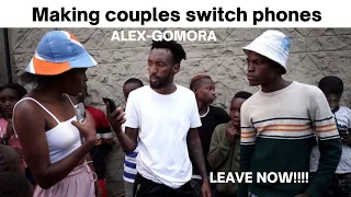 NiyaThembana Na? Ep 63 Making couples switch phones| Alexandra (GOMORA)| Loyalty test