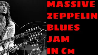 Massive Slow Blues Backing Track in C Minor | Zeppelin Style Guitar Jam