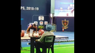 senior National weightlifting championship 2018-19 bodyweightcategory 96kg goldmedals cleanjerk185kg