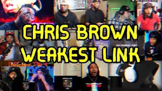 REACTORS GOING CRAZY | Chris Brown - Weakest link | UNCUT REACTION MASHUP/COMP