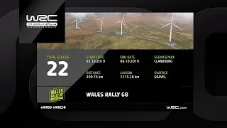 WRC - Wales Rally GB 2019: The 22 Stages