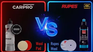 Rupes DA Coarse VS Carpro Ultracut /4K