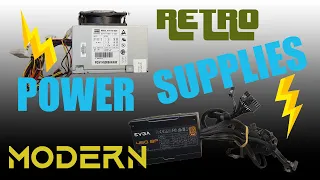 Retro versus Modern Computer Power Supplies