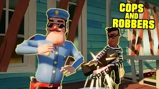 HELLO NEIGHBOR COPS AND ROBBERS UPDATE | Hello Neighbor Mod