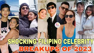 Shocking Filipino Celebrity Couple Breakups of 2023 || All the details Revealed