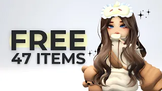 HURRY! GET 47 FREE ROBLOX ITEMS 🤩🥰 (BEFORE THEY'RE OFFSALE  - 2023)