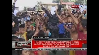 Hijab troopers, nagsimula nang magtrabaho para sa mga bakwit mula sa Marawi City