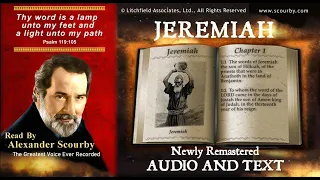 24 | Book of Jeremiah | Read by Alexander Scourby | AUDIO & TEXT | FREE on YouTube | GOD IS LOVE!