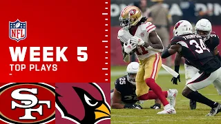 49ers Top Plays from Week 5 vs. Cardinals | San Francisco 49ers