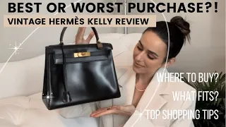 Vintage Hermès Kelly 28 Review | Worth the Price?! | Where to Buy